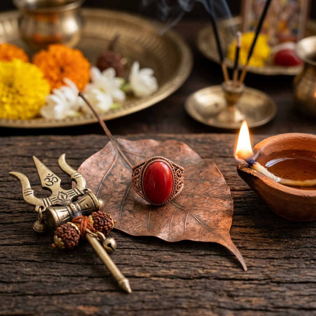 Mars Kuja Dosha Gemstone and Trishula Remedy